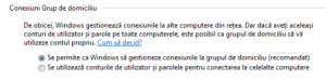 Particularizare setari de retea si partajare Windows 7