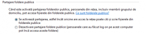 Particularizare setari de retea si partajare Windows 7