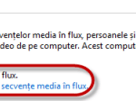 Particularizare setari de retea si partajare Windows 7