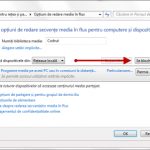 Particularizare setari de retea si partajare Windows 7