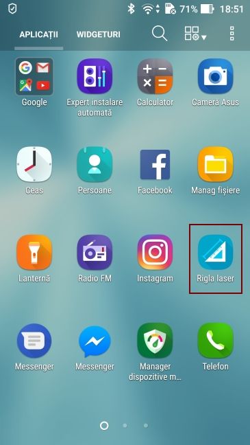 Rigla Laser, ASUS, ZenFone, Laser Ruler