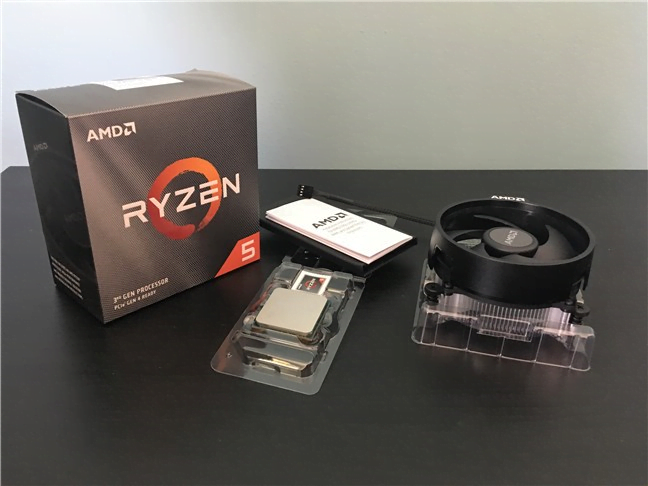 AMD Ryzen 5 3600 - Conținutul cutiei