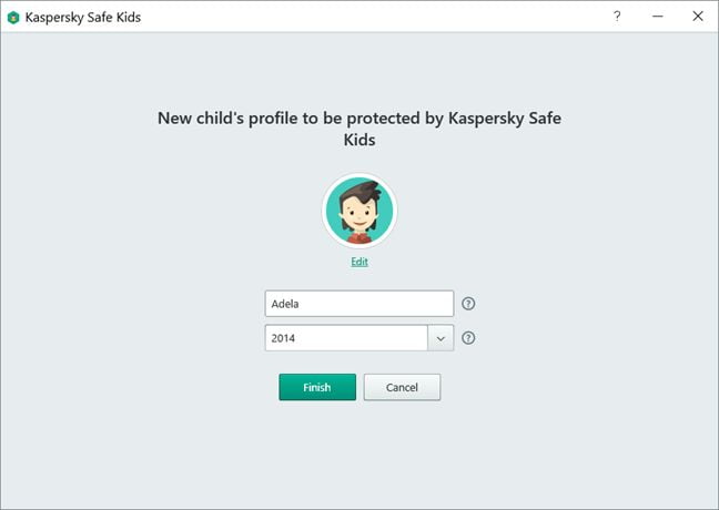 Kaspersky Safe Kids, Windows, control parental