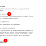 Toate opțiunile de scanare oferite de antivirusul implicit, în Securitate Windows