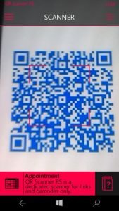 scaner, cod, QR, Windows 10 Mobile, Lumia