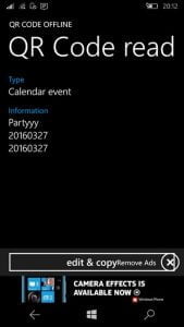 scaner, cod, QR, Windows 10 Mobile, Lumia