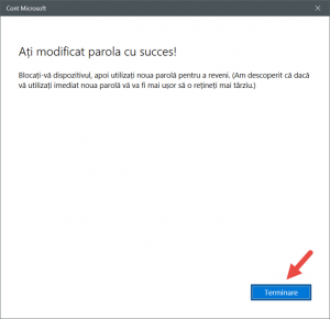 Windows 10, schimba parola, utilizator