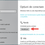 Windows 10, schimba parola, utilizator