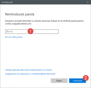 Windows 10, schimba parola, utilizator