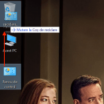 Trage și plasează scurtături la Coșul de reciclare