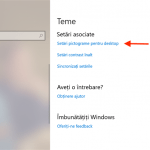 Accesează Setări pictograme pentru desktop
