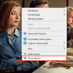 Accesează Personalizare