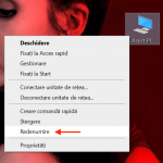 Alege Redenumire din meniul contextual