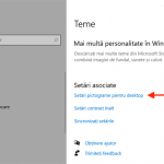 Accesează Setări pictograme pentru desktop