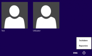 inchidere, repornire, Windows 8, Windows 8.1