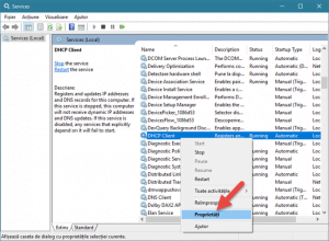 Windows, servicii, dependente