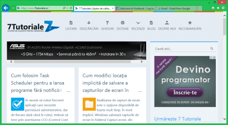 Internet Explorer, pagina de pornire, homepage