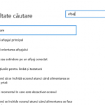 Încearcă termeni de căutare noi dacă nu poți găsi setarea pe care o cauți