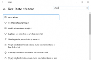 Încearcă termeni de căutare noi dacă nu poți găsi setarea pe care o cauți