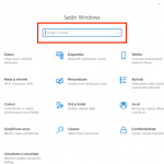 Câmpul Căutați o setare din setările Windows 10