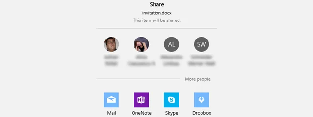 Cum partajezi fișiere din File Explorer folosind aplicații gen Mail, Skype, Dropbox, OneDrive, etc