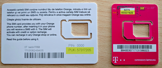 how to get pin code of sim card