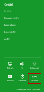 limba, tastatura, windows 8
