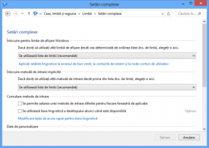 limba, tastatura, windows 8