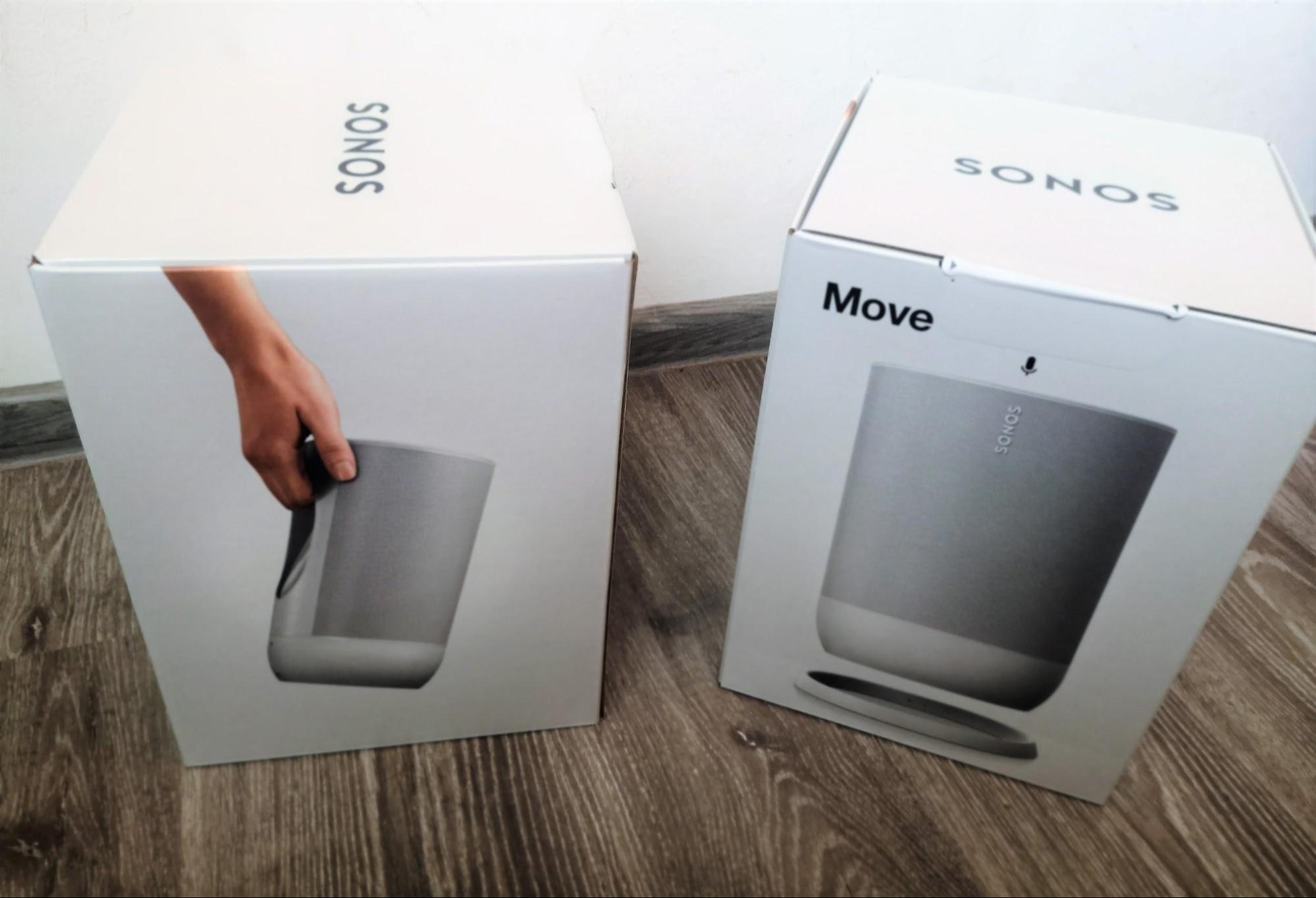 Cum arată cutiile boxelor Sonos Move