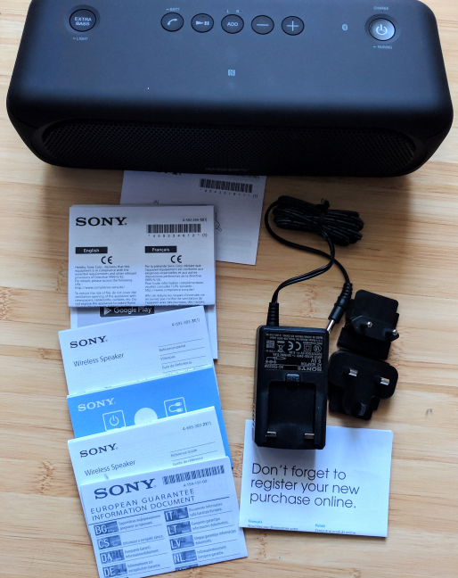 Sony SRS-XB40, wireless, Bluetooth, boxa, portabila