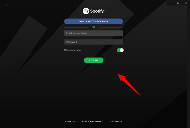 Conectarea la contul tău de Spotify