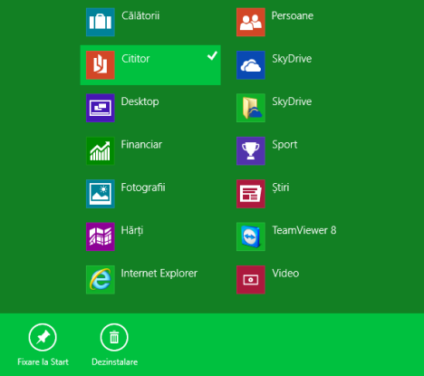 Windows 8, ecranul Start