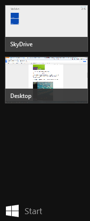 Windows 8.1, Start, ecran, buton, acces