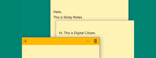 Cum folosești Sticky Notes (Note adezive) în Windows 10