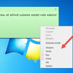 Schimbarea culorilor notelor adezive