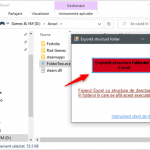 Exportă structura folderului în Excel