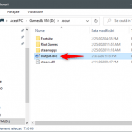 Fișierul text output ce conține arborele folderului