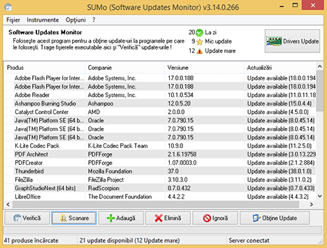 software, update, actualizare, instrument, verifica, monitorizare, download, descarcare, instalare, Windows