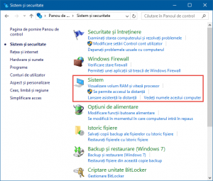 System Restore, Protectie Sistem, Windows