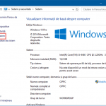 System Restore, Protectie Sistem, Windows