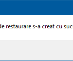 System Restore, Protectie Sistem, Windows
