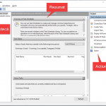 Panourile inițiale din Task Scheduler (Planificatorul de activități) în Windows