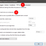 Configurarea unei sarcini programate pentru a permite utilizatorilor să o execute la cerere