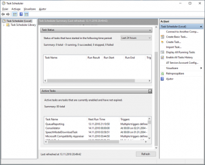 Task Scheduler (Planificatorul de activități) în Windows