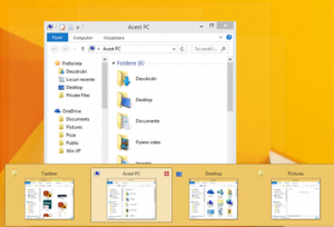 Taskbar, Windows, bara de activitati, caracteristici