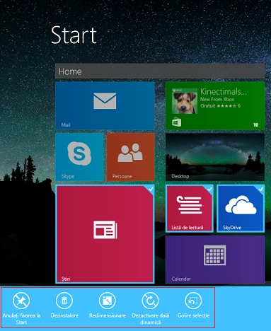 Windows 8.1, ecranul Start, dale, personalizare, grup, nume, dale dinamice