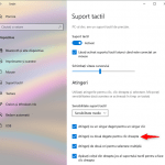 Setează touchpad-ul să interpreteze o atingere cu două degete drept clic dreapta