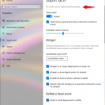 Mesajul pe care îl vezi atunci când ai un touchpad de precizie