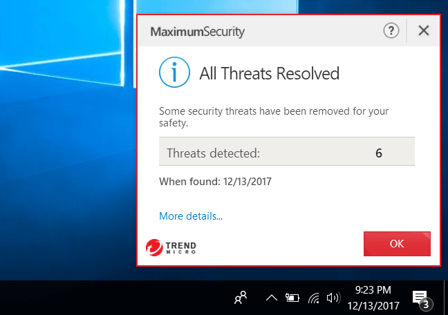 Trend Micro, Maximum Security, 2018, antivirus