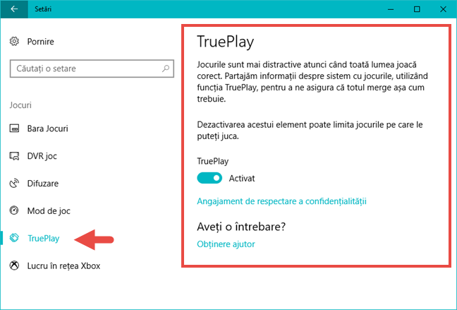 TruePlay, Windows 10, Xbox One